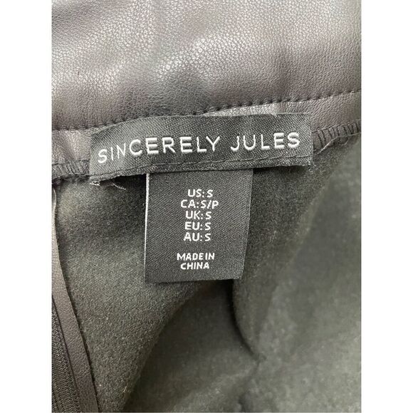 Sincerely Jules Black Studded Fringe Skirt Size Small - Picture 5 of 10